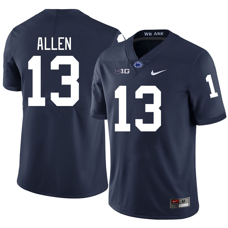 Penn State Nittany Lions #13 Kaytron Allen College Football Jerseys Stitched Sale-Navy